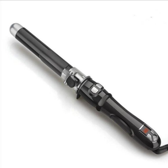NEW PROFESSIONAL 360 DEGREE AUTOMATIC ROTATION CURLING IRON HAIR CURLER 1” - Picture 7 of 7